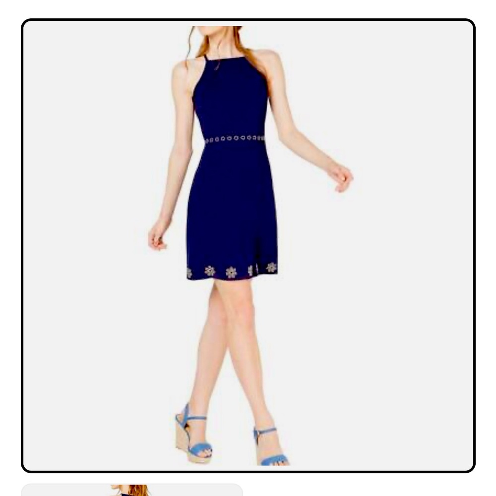 Michael by Michael Kors Studded Sleeveless A-Line Dress - new with tags